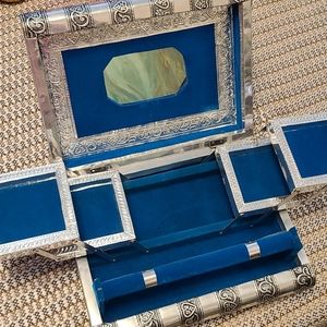 Silver Ornate Jewelry Box